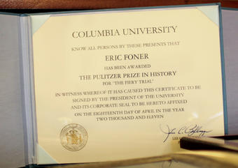 The Fiery Trial also won the Bancroft and Lincoln Prizes. 